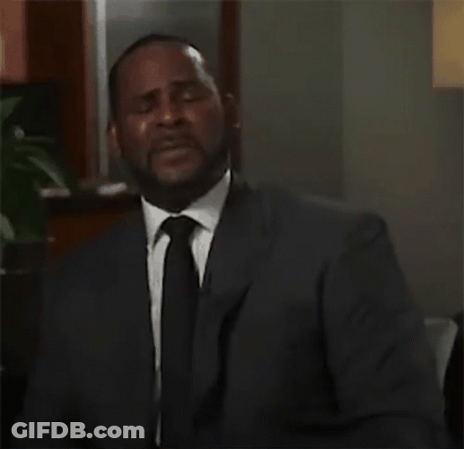 R Kelly Fighting For My Life Air Punches GIF