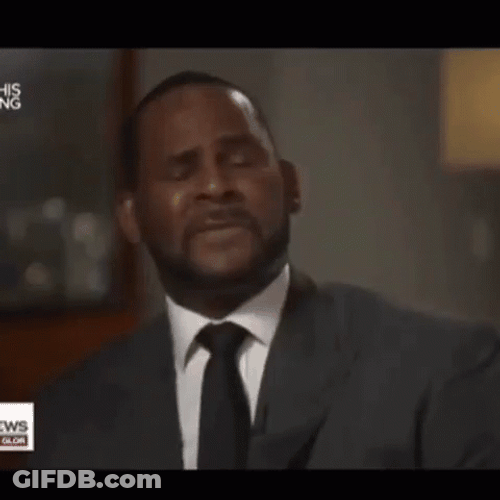 R Kelly Fighting For My Life Closed Eyes GIF