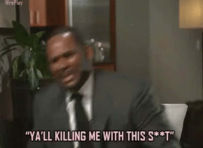 R Kelly Fighting For My Life Outraged GIF