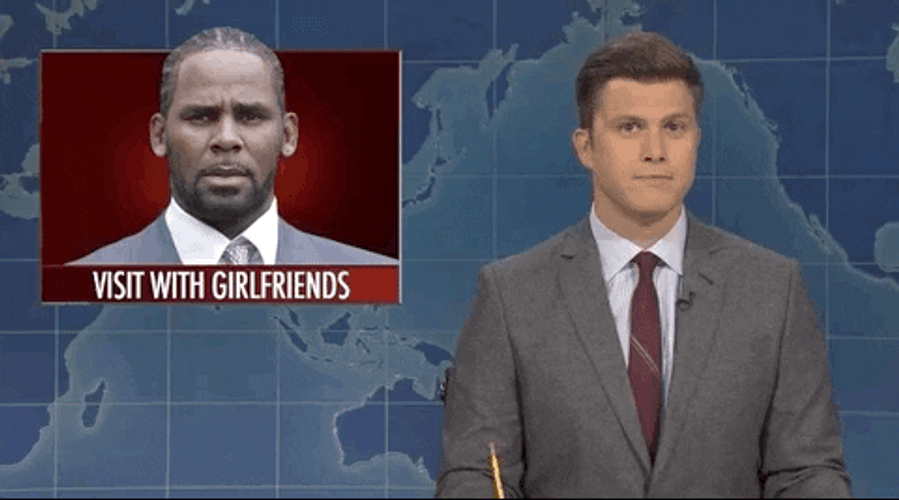R Kelly Saturday Night Live News Cast GIF