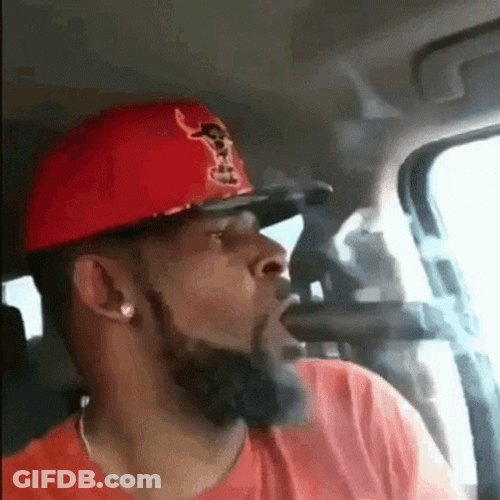 R. Kelly Smoking Cigar GIF