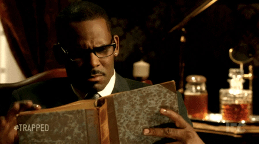 R Kelly Well Dressed Turning Pages GIF