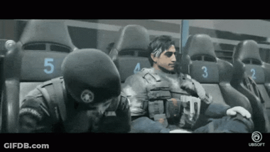R6 Painted Face GIF