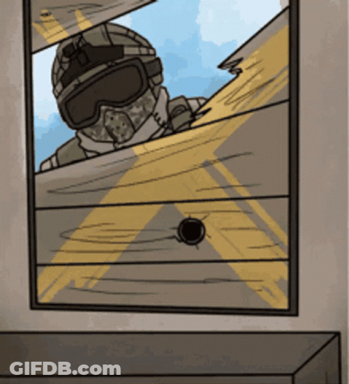 R6 Very Scared Man GIF