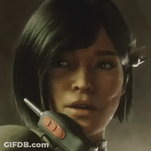 R6 Winking Woman GIF
