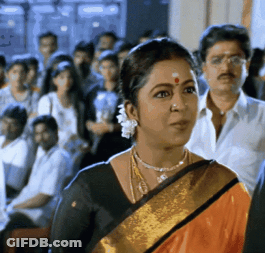Raadhika Sarathkumar Spit GIF