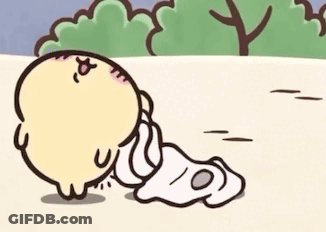 Rabbit And Mouse Standing In Grass GIF