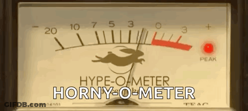 Rabbit Meter Hype-O-Meter Horny-O-Meter GIF