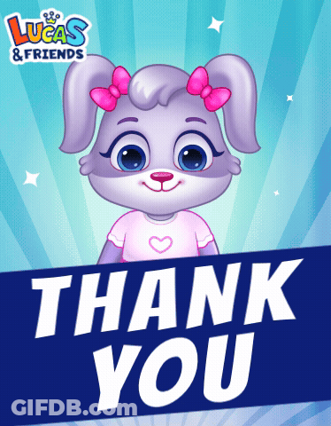 Rabbit Saying Grateful For You GIF