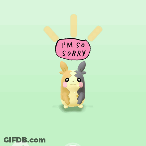 Rabbit Saying Im Sorry GIF