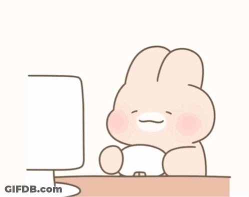 Rabbit Singing Into Microphone You Love Me GIF