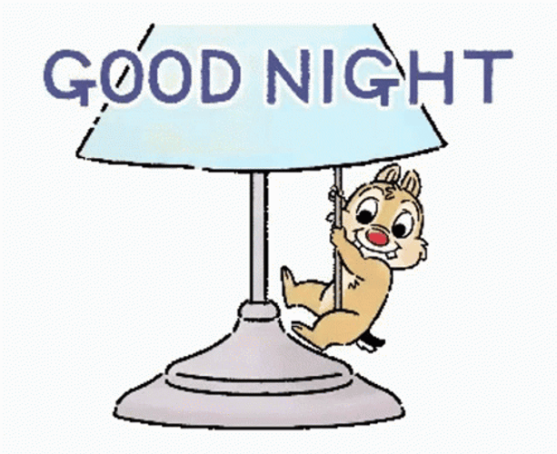 Rabbit Turning Off The Lights Buona Notte GIF