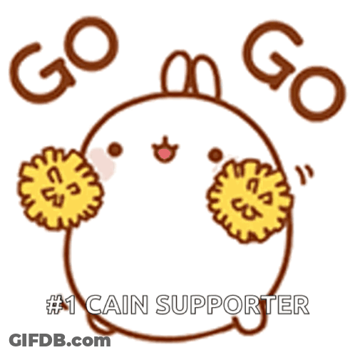 Rabbit With Go Go #1 Cain Supporter GIF