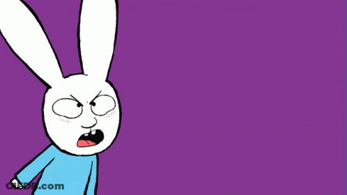 Rabbit With Never Ever Ever GIF