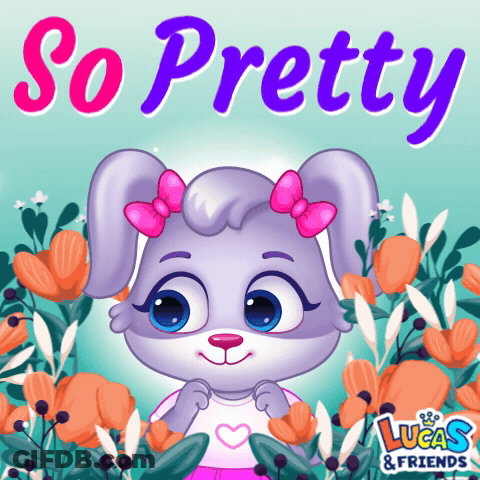 Rabbit With Pink Bow Lucas And Friends GIF