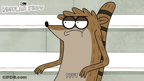 Raccoon Saying Pfft GIF