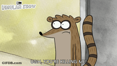 Raccoon Saying Ugh You're Killing Me GIF