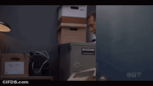 Raccoon Standing On Hind Legs In Police Department GIF