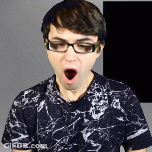 Raccoon With Open Mouth Holding Yellow Hand GIF