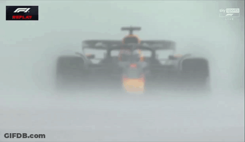Race Car Displayed On Sky Sports Screen GIF
