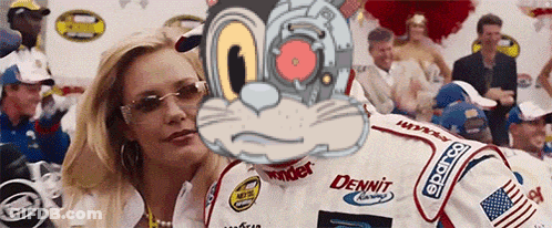 Race Car Driver In Dennit Shirt GIF
