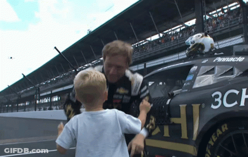 Race Car Driver Purpe In Indiana GIF