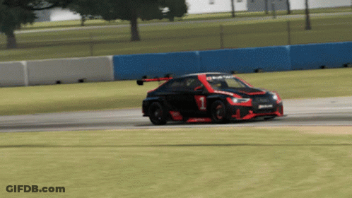 Race Car Number 1 GIF