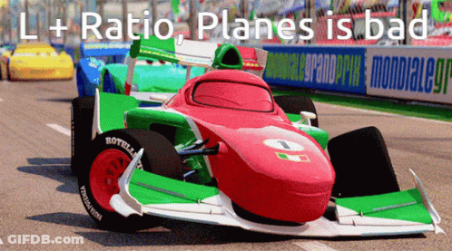 Race Car Number 1 GIF