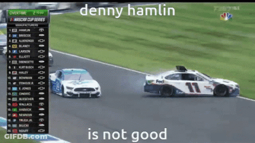 Race Car Number 11 On Track GIF