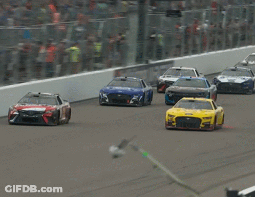 Race Car Number 22 GIF