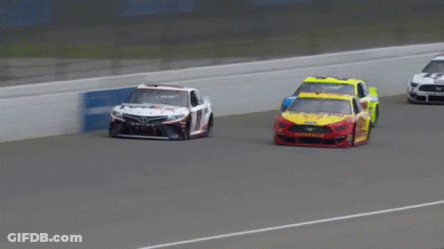 Race Car Number 22 On Front GIF