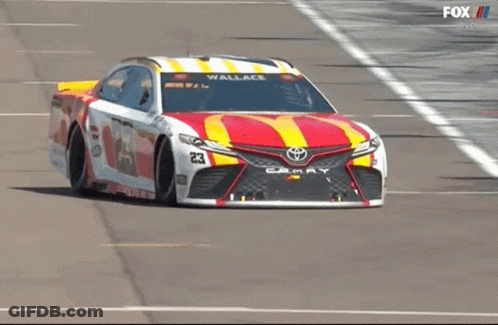 Race Car Number 23 GIF