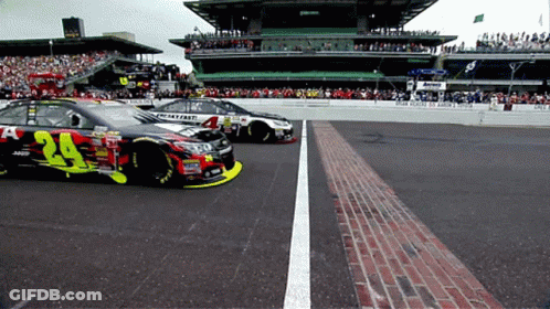 Race Car Number 24 GIF