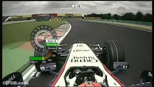 Race Car Number 3/70 GIF