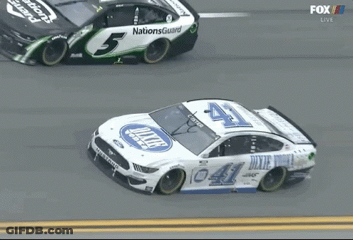 Race Car Number 41 GIF