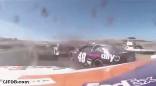 Race Car Number 48 GIF