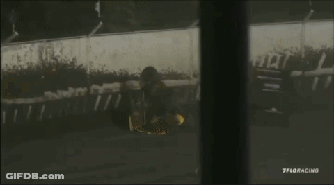 Race Car Number 57 GIF