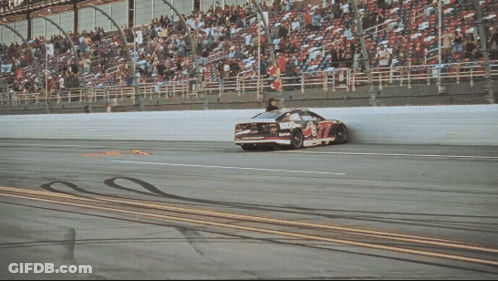 Race Car Number 77 GIF