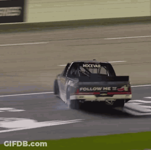 Race Car Number 77 GIF