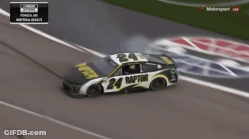 Race Car On Track With Motorsport Live GIF
