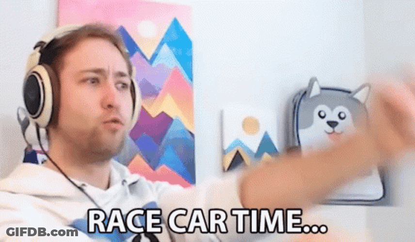 Race Car Time Driving GIF