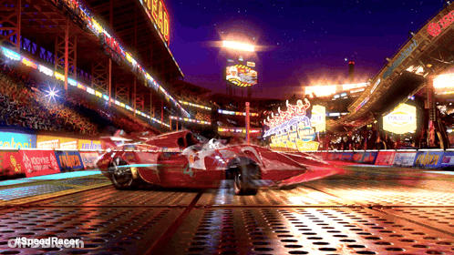 Race Car Towed From Stadium #Speedracer GIF