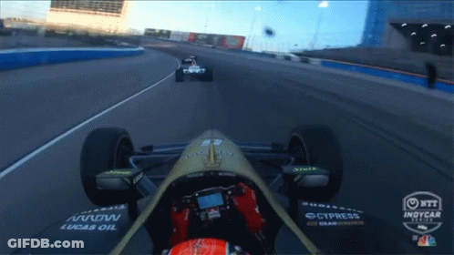 Race Car With Lucas Oil GIF