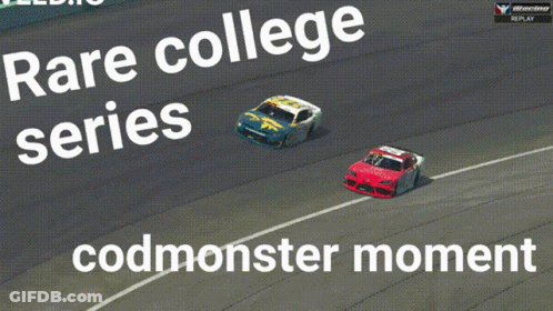 Race Car With Number 88 GIF