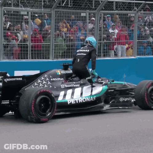 Race Car With Petronas GIF