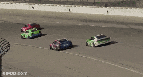 Race Car With Toyota GIF