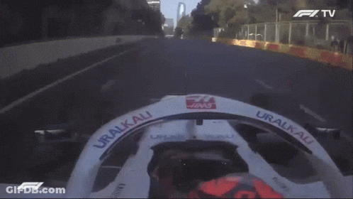 Race Car With Uralkali GIF