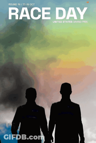 Race Day Poster In The United States GIF