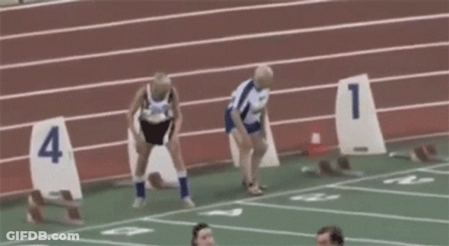 Race Old Men GIF