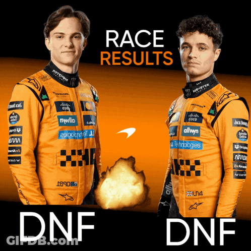 Race Results DNF On Poster GIF